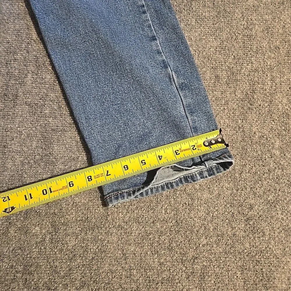 Levis Jeans Mens 34x29 (Fits 32x28) Blue 505 Straight Fit Medium Wash Cotton